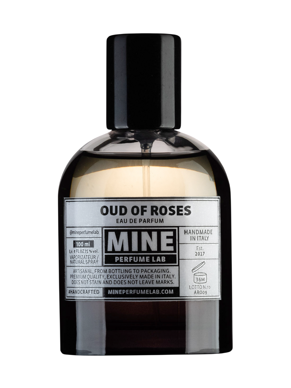 Mine Perfume Lab Oud Of Roses bottle