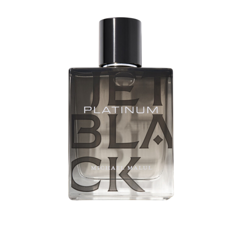 Michael Malul Jet Black Platinum bottle