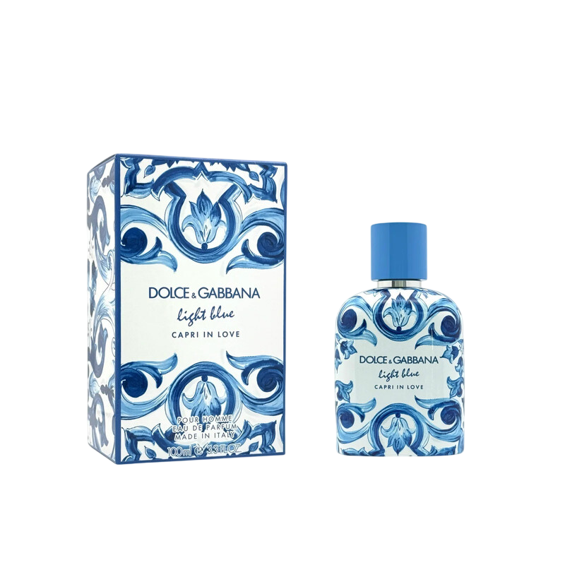 Dolce & Gabbana Light Blue Capri In Love Pour Homme bottle