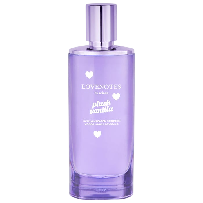 Ariana Grande LOVENOTES Plush Vanilla Eau de Parfum bottle